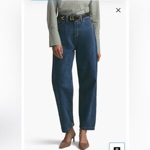NWT Favorite Daughter Mid Rise Barrel Jeans Size 27